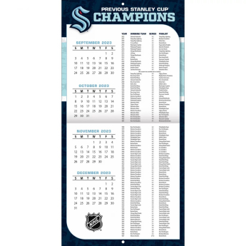 Seattle Kraken kalendarz 2024 Wall Calendar