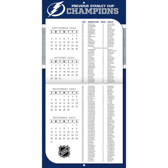 Tampa Bay Lightning kalendarz 2024 Wall Calendar
