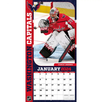 Washington Capitals kalendarz 2024 Wall Calendar