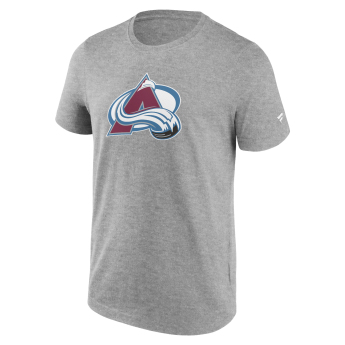 Colorado Avalanche koszulka męska Primary Logo Graphic T-Shirt Sport Gray Heather