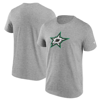 Dallas Stars koszulka męska Primary Logo Graphic T-Shirt Sport Gray Heather