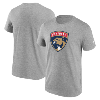 Florida Panthers koszulka męska Primary Logo Graphic T-Shirt Sport Gray Heather