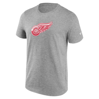 Detroit Red Wings koszulka męska Logo Graphic Sport Gray Heather