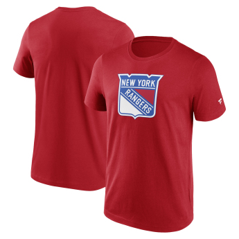 New York Rangers koszulka męska Primary Logo Graphic Athletic Red