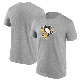 Pittsburgh Penguins koszulka męska Primary Logo Graphic Sport Gray Heather