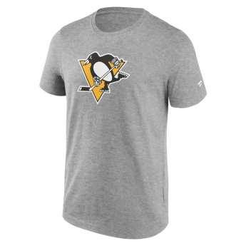 Pittsburgh Penguins koszulka męska Primary Logo Graphic Sport Gray Heather