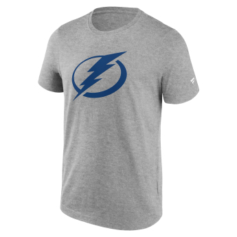 Tampa Bay Lightning koszulka męska Primary Logo Graphic Sport Gray Heather