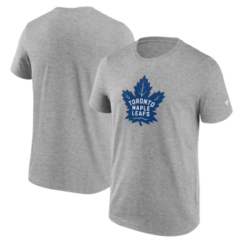 Toronto Maple Leafs koszulka męska Primary Logo Graphic Sport Gray Heather
