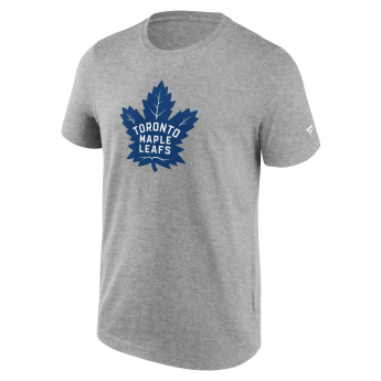 Toronto Maple Leafs koszulka męska Primary Logo Graphic Sport Gray Heather