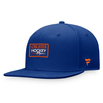 Edmonton Oilers czapka flat baseballówka Authentic Pro Prime Flat Brim Snapback blue