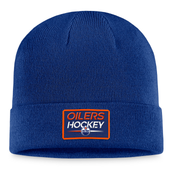 Edmonton Oilers czapka zimowa Authentic Pro Prime Cuffed Beanie blue