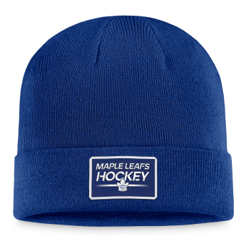 Toronto Maple Leafs czapka zimowa Authentic Pro Prime Cuffed Beanie blue
