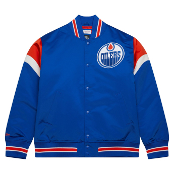 Edmonton Oilers kurtka męska NHL Heavyweight Satin Jacket