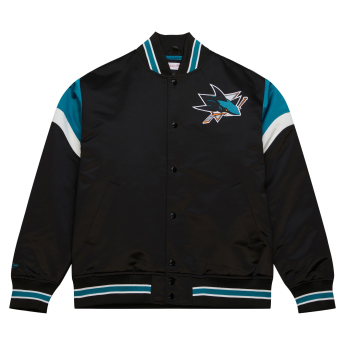 San Jose Sharks kurtka męska NHL Heavyweight Satin Jacket
