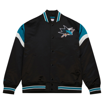 San Jose Sharks kurtka męska NHL Heavyweight Satin Jacket