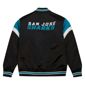 San Jose Sharks kurtka męska NHL Heavyweight Satin Jacket