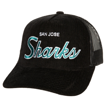 San Jose Sharks czapka baseballówka NHL Times Up Trucker black