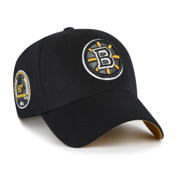 Boston Bruins czapka baseballówka Sure Shot Snapback 47 MVP Black