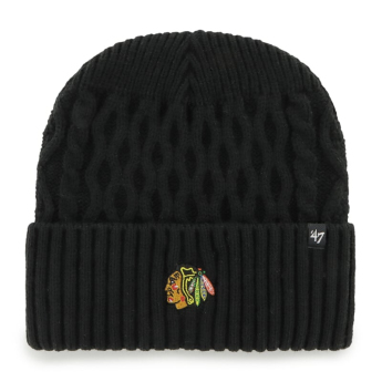 Chicago Blackhawks czapka zimowa Drumcliffe 47 CUFF KNIT Black