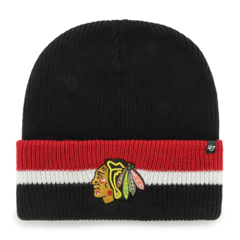 Chicago Blackhawks czapka zimowa Split Cuff 47 CUFF KNIT Black