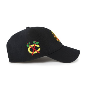 Chicago Blackhawks czapka baseballówka Sure Shot Snapback 47 MVP Black