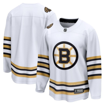 Boston Bruins hokejowa koszulka meczowa White 100th Anniversary Premier Breakaway Jersey