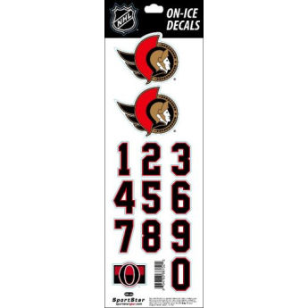 Ottawa Senators naklejki na kask Decals New Logo