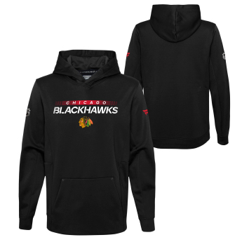 Chicago Blackhawks dziecięca bluza z kapturem Authentic Pro Hood Po Hoodie