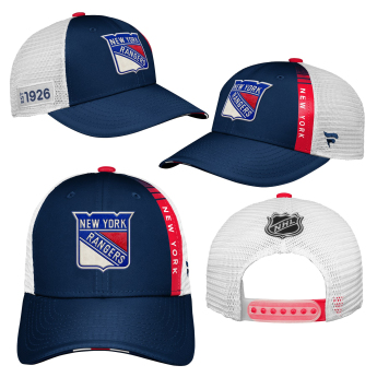 New York Rangers dziecięca czapka baseballowa Locker Room Structured Adjustable