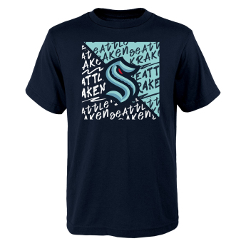 Seattle Kraken koszulka dziecięca Divide Ss Ctn Tee