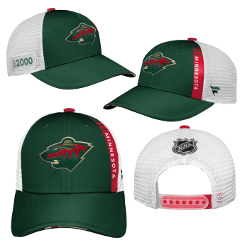 Minnesota Wild dziecięca czapka baseballowa Locker Room Structured Adjustableble