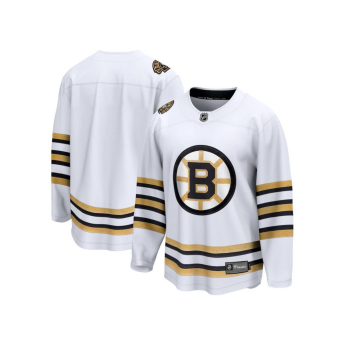 Boston Bruins dziecięca koszulka meczowa White 100th Anniversary Premier Breakaway Jersey