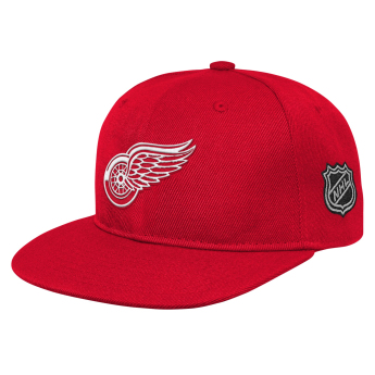 Detroit Red Wings dziecięca czapka flat Logo Flatbrim Snapback
