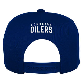 Edmonton Oilers dziecięca czapka flat Logo Flatbrim Snapback