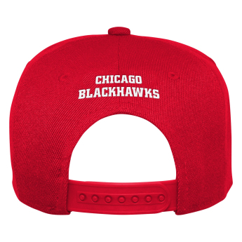 Chicago Blackhawks dziecięca czapka flat Logo Flatbrim Snapback