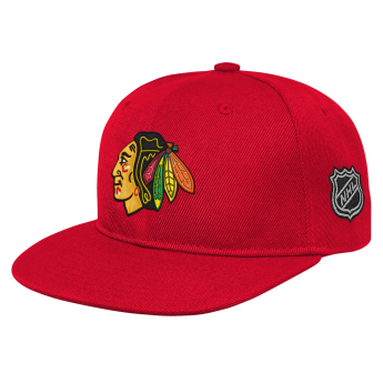 Chicago Blackhawks dziecięca czapka flat Logo Flatbrim Snapback
