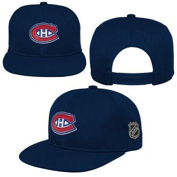 Montreal Canadiens dziecięca czapka flat Logo Flatbrim Snapback