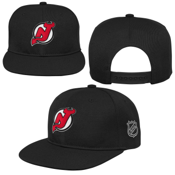 New Jersey Devils dziecięca czapka flat Logo Flatbrim Snapback