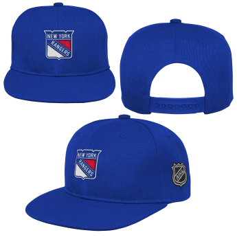 New York Rangers dziecięca czapka flat Logo Flatbrim Snapback