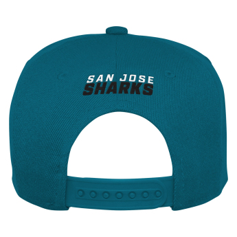 San Jose Sharks dziecięca czapka flat Logo Flatbrim Snapback
