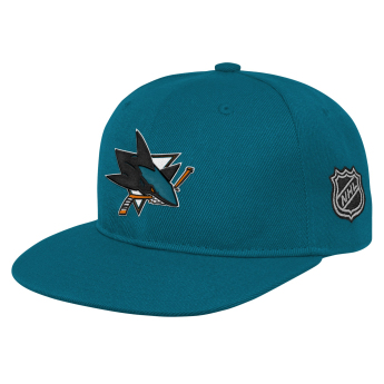 San Jose Sharks dziecięca czapka flat Logo Flatbrim Snapback