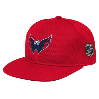 Washington Capitals dziecięca czapka flat Logo Flatbrim Snapback