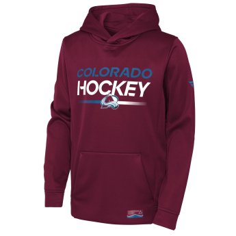 Colorado Avalanche dziecięca bluza z kapturem Authentic Pro Hoodie Po Hood