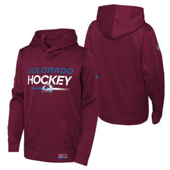 Colorado Avalanche dziecięca bluza z kapturem Authentic Pro Hoodie Po Hood