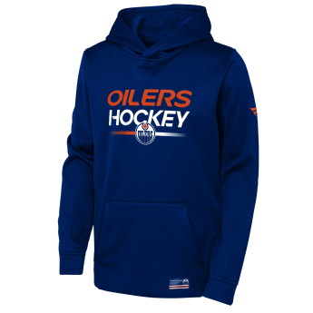 Edmonton Oilers dziecięca bluza z kapturem Authentic Pro Hoodie Po Hood