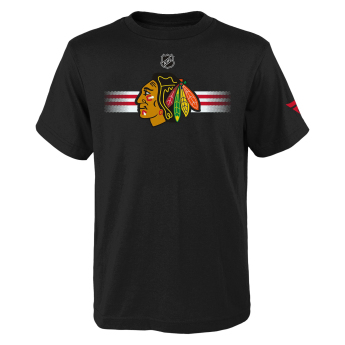 Chicago Blackhawks koszulka dziecięca Apro Logo Ss Ctn Tee black