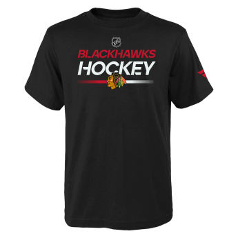 Chicago Blackhawks koszulka dziecięca Apro Wordmark Ss Ctn Tee black