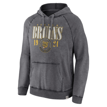 Boston Bruins męska bluza z kapturem A/LS Hoodie grey