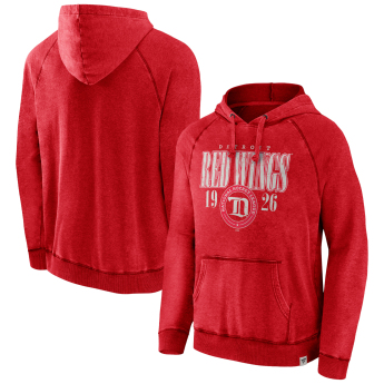 Detroit Red Wings męska bluza z kapturem A/LS Hoodie red