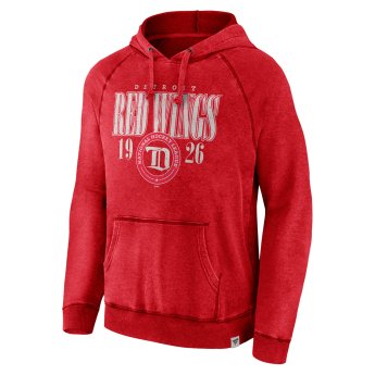 Detroit Red Wings męska bluza z kapturem A/LS Hoodie red